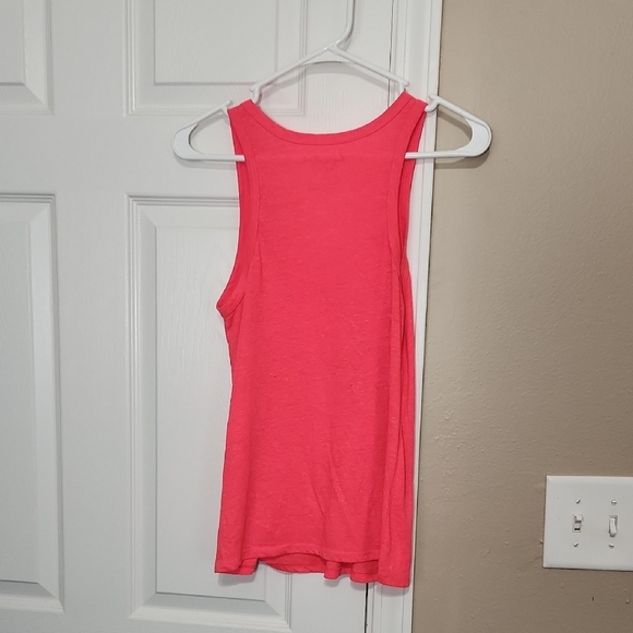 American Eagle Outfitters Pink Relaxed Sleeveless Tank-small Hole On Strap - Picture 4 of 5
